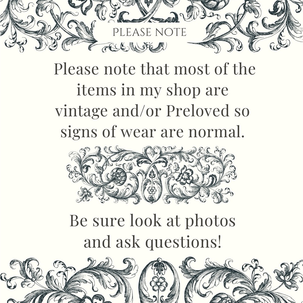 Vintage and preloved ❤️